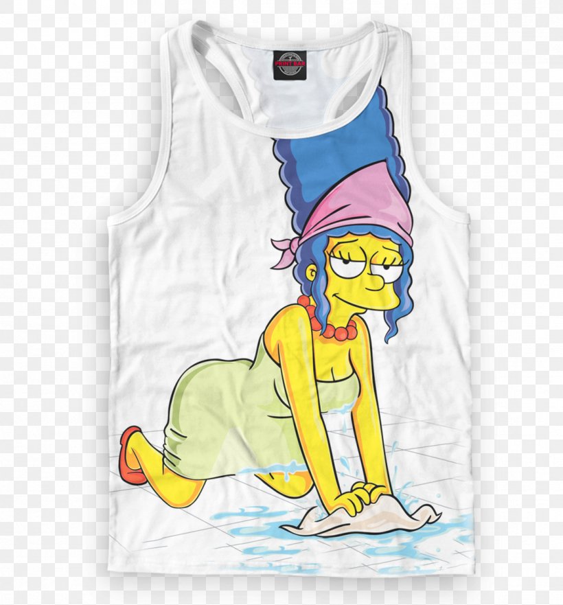 T-shirt Illustration Marge Simpson Cartoon Sleeve, PNG, 1115x1199px, Watercolor, Cartoon, Flower, Frame, Heart Download Free