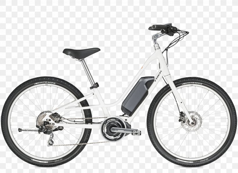 Electric Bicycle Trek Bicycle Corporation Shimano Bicycle Shop, PNG, 3000x2175px, Bicycle, Automotive Exterior, Automotive Wheel System, Bicycle Accessory, Bicycle Drivetrain Part Download Free