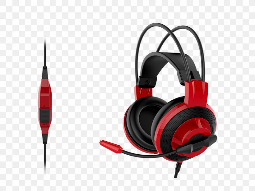 Headset Headphones Microphone MSI DS501 Micro-Star International, PNG, 1000x750px, Headset, Audio, Audio Equipment, Computer, Electronic Device Download Free
