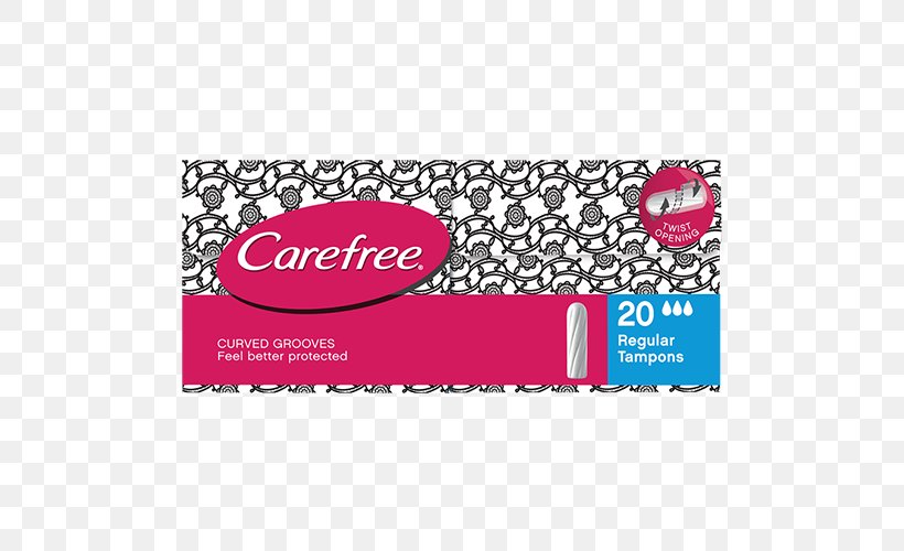 Johnson & Johnson Tampon Carefree Always Feminine Sanitary Supplies, PNG, 500x500px, Johnson Johnson, Always, Banner, Blood, Brand Download Free