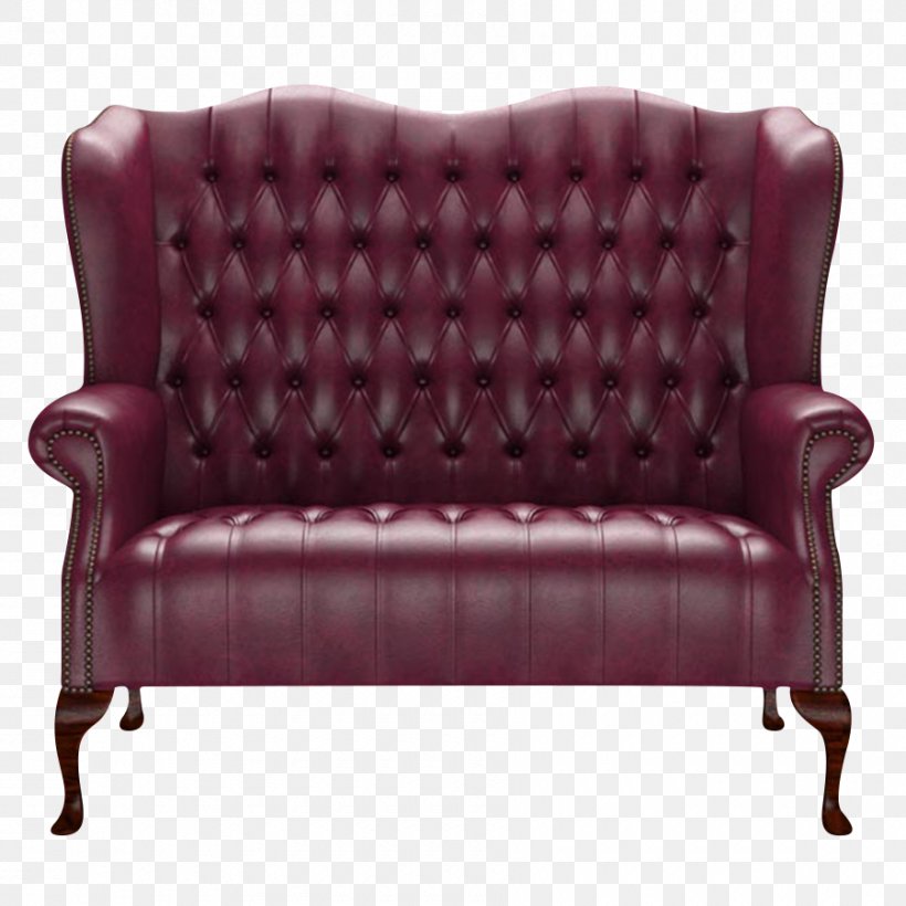 Loveseat Couch Leather Club Chair Chesterfield, PNG, 900x900px, Loveseat, Armrest, Bed, Brittfurn, Chair Download Free
