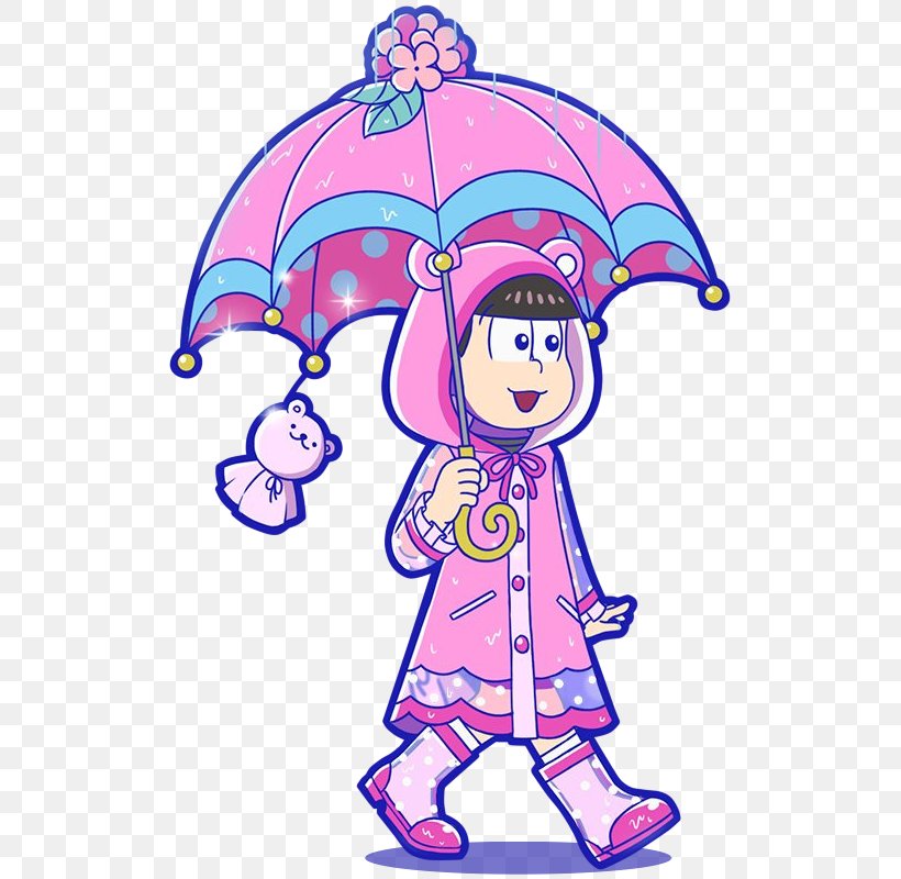 Headgear Raincoat Game Osomatsu-kun Umbrella, PNG, 800x800px, Watercolor, Cartoon, Flower, Frame, Heart Download Free