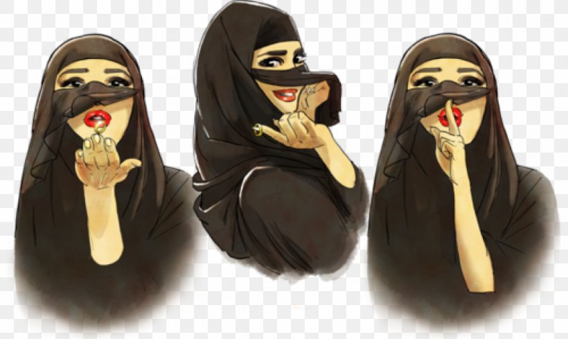 Hijab Niqāb Muslim Islam Palavras Árabes, PNG, 1040x621px, Hijab, Burqa, Drawing, Islam, Muslim Download Free