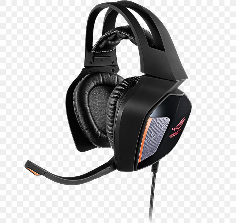 7.1 Surround Sound Headset Headphones Republic Of Gamers, PNG, 1074x1017px, 71 Surround Sound, Asus, Audio, Audio Equipment, Dolby Headphone Download Free