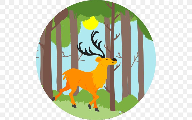 Clip Art, PNG, 512x512px, Reindeer, Antler, Deer, Fauna, Gratis Download Free