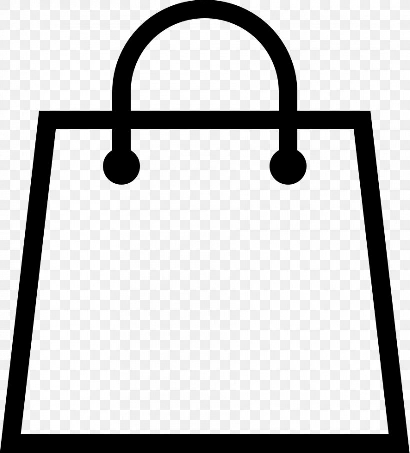 Shopping Bag Shopping Cart Vector Graphics, PNG, 886x980px, Shopping Bag, Area, Bag, Black And White, Icon Design Download Free