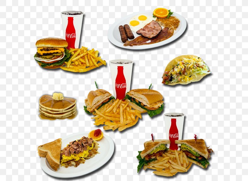 Fast Food Cuisine Of The United States Full Breakfast Hamburger French Fries, PNG, 600x600px, Fast Food, American Food, Appetizer, Breakfast, Convenience Food Download Free