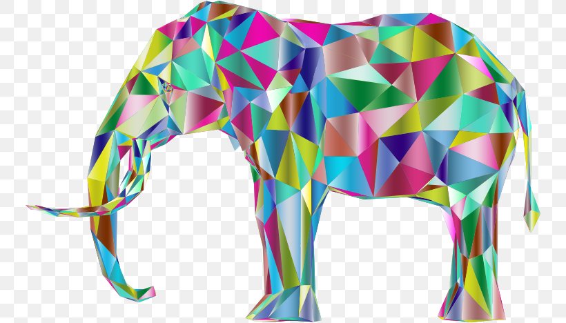 Low Poly 3D Computer Graphics Clip Art, PNG, 748x468px, 3d Computer Graphics, Low Poly, Elephantidae, Elephants And Mammoths, Neck Download Free