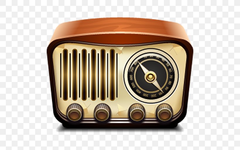 Antique Radio Clip Art, PNG, 512x512px, Radio, Antique Radio, Brand, Communication Device, Electronic Device Download Free