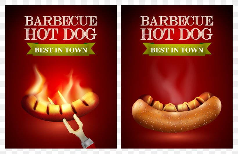 Hot Dog Hamburger Sausage Fast Food Barbecue, PNG, 7508x4867px, Hot Dog, Advertising, Barbecue, Brand, Fast Food Download Free