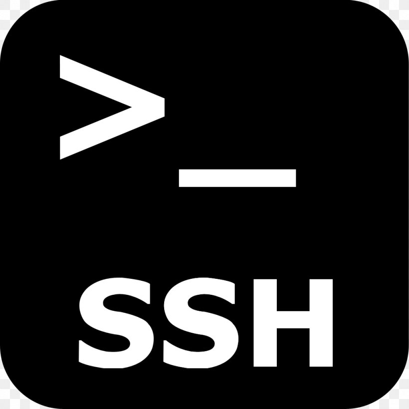 Secure Shell Ssh-keygen Computer Servers Computer Network Computer Software, PNG, 1024x1024px, Secure Shell, Area, Black And White, Brand, Computer Download Free