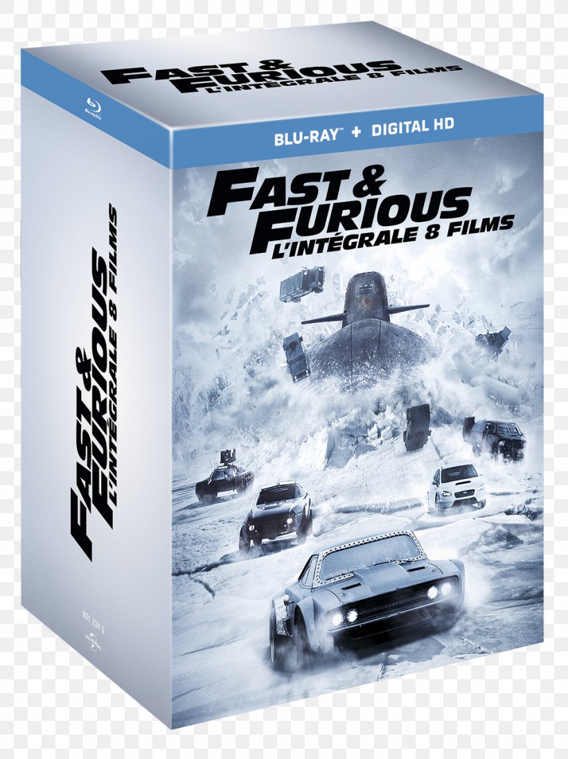 Blu-ray Disc Brian O'Conner The Fast And The Furious Box Set DVD, PNG, 966x1290px, 4k Resolution, 2017, Bluray Disc, Box Set, Brand Download Free