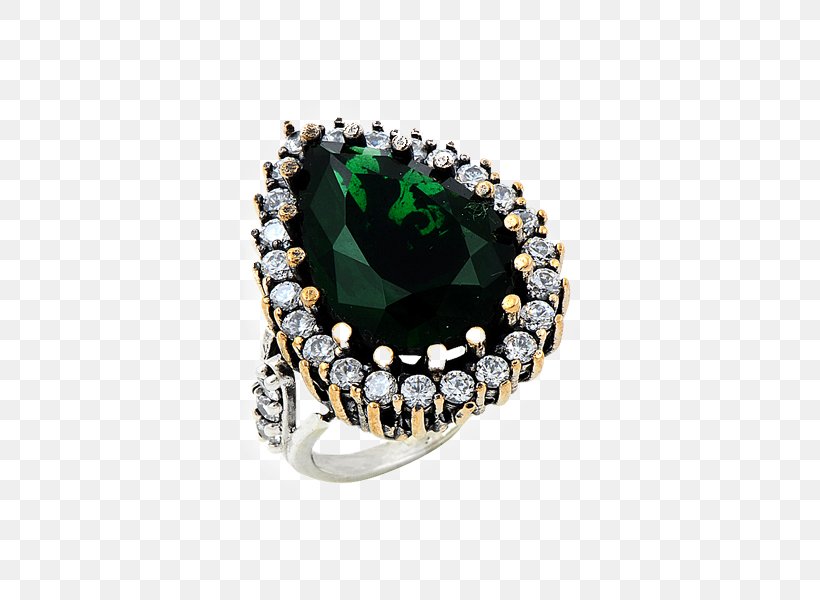 Emerald Ottoman Empire Ring Silver Jewellery, PNG, 600x600px, Emerald, Bijou, Body Jewelry, Diamond, Engagement Download Free