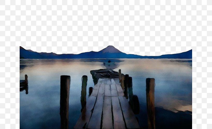 Nature Water Natural Landscape Lake Sky, PNG, 667x500px, Watercolor, Atmospheric Phenomenon, Lake, Lake District, Loch Download Free