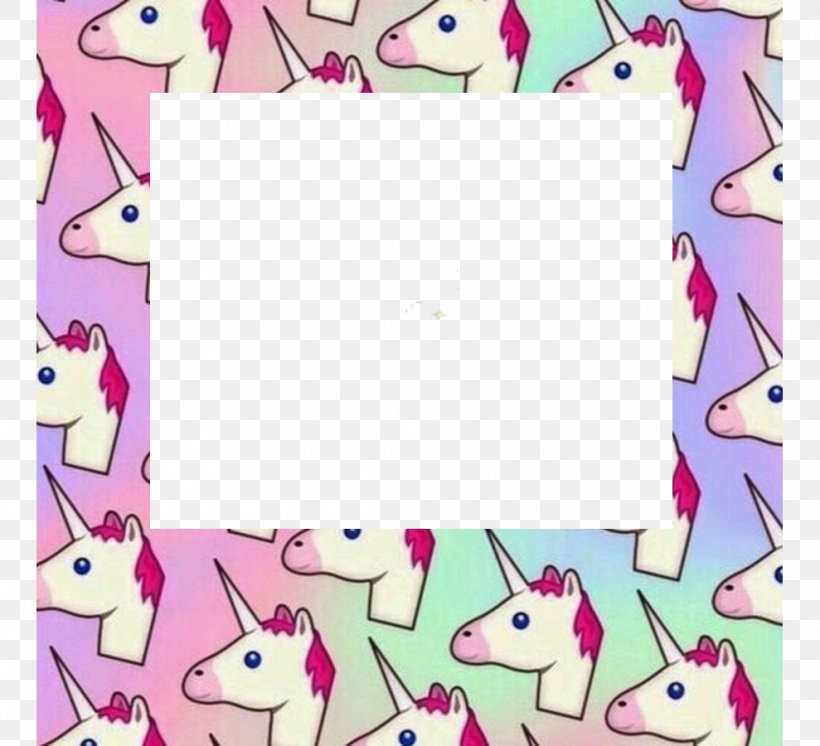 Unicorn Desktop Wallpaper Drawing Emoji, PNG, 989x900px, Watercolor, Cartoon, Flower, Frame, Heart Download Free