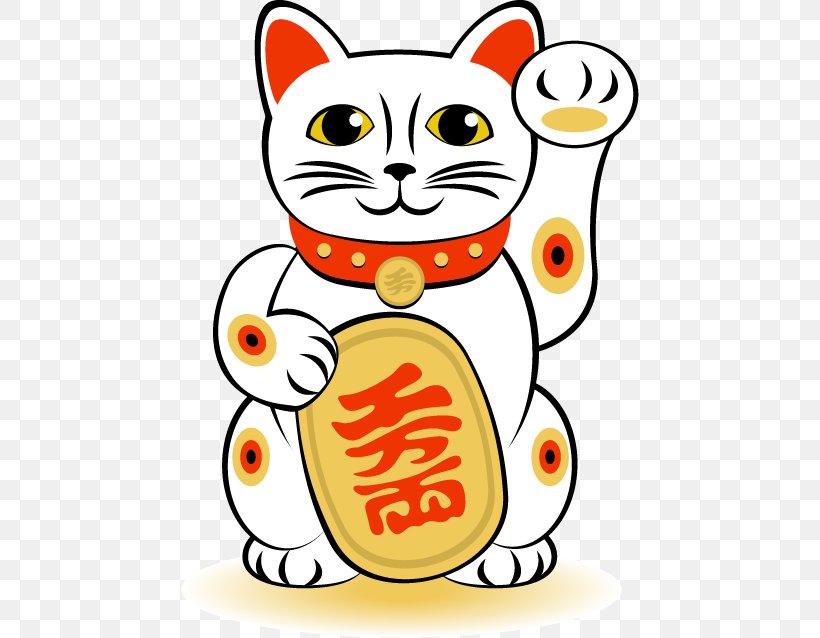 Cat Maneki-neko Luck Clip Art, PNG, 458x638px, Cat, Art, Artwork, Carnivoran, Cat Like Mammal Download Free
