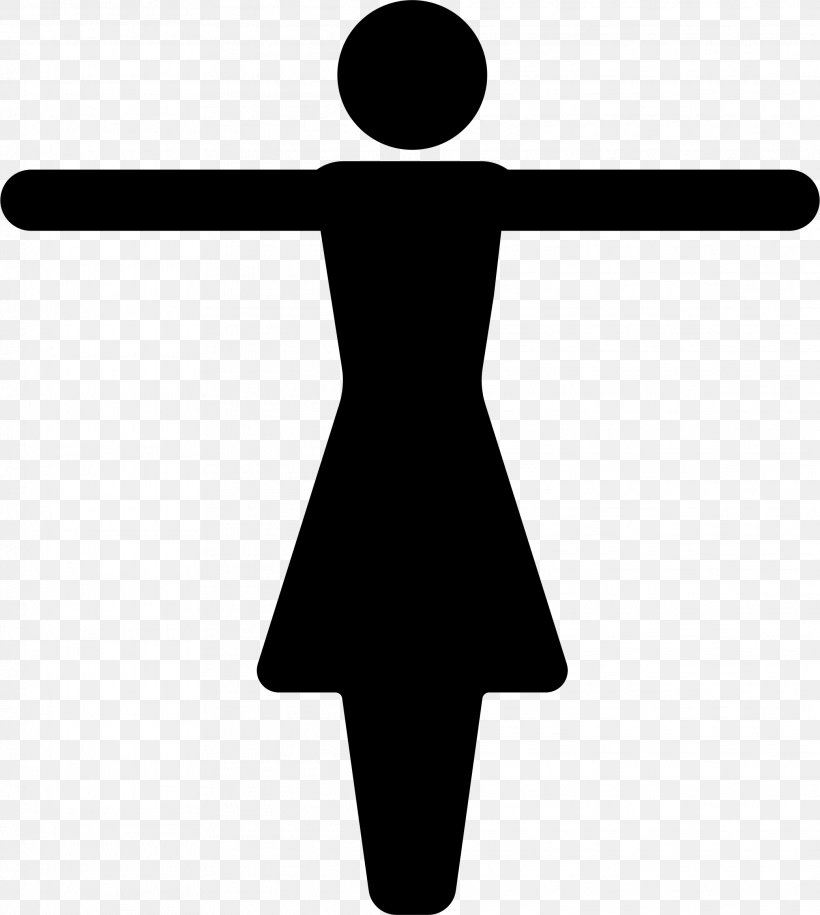 Gender Symbol Silhouette Female Clip Art, PNG, 2078x2320px, Gender Symbol, Arm, Black, Black And White, Drawing Download Free