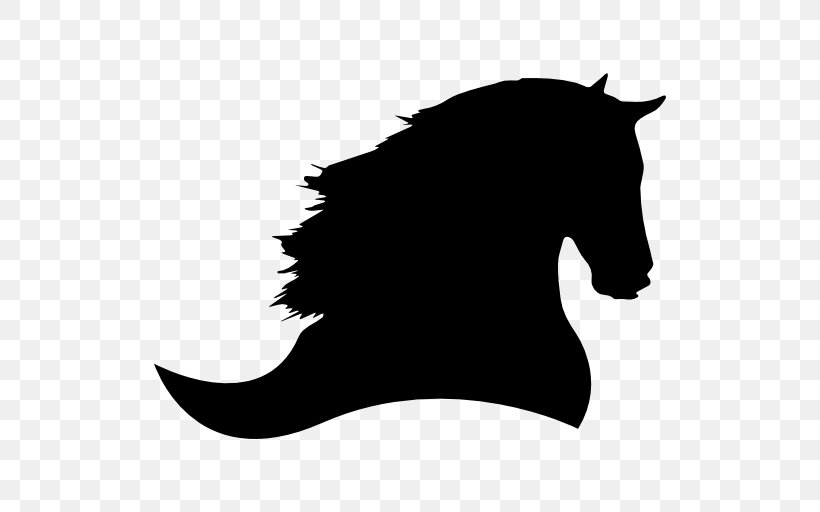 Standing Horse Silhouette, PNG, 512x512px, Horse, Animation, Black, Black And White, Carnivoran Download Free