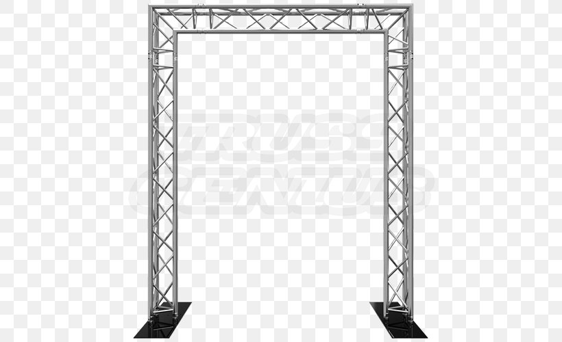 Truss Triangle Structure Trade Show Display Steel, PNG, 500x500px, Truss, Area, Banner, Black And White, Diagonal Download Free