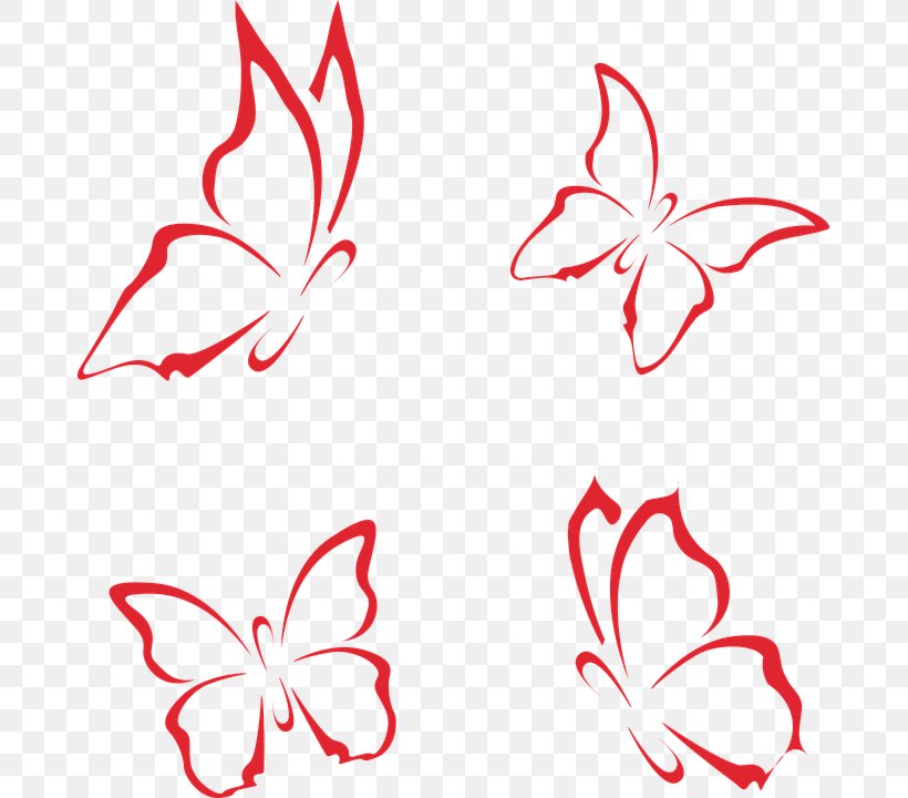Butterfly Insect Clip Art, PNG, 679x720px, Butterfly, Area, Artwork, Autocad Dxf, Black And White Download Free