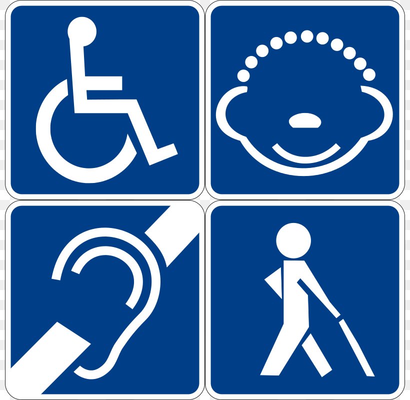 Disability Accessibility Wheelchair Clip Art, PNG, 800x800px, Disability, Accessibility, Area, Black And White, Blue Download Free