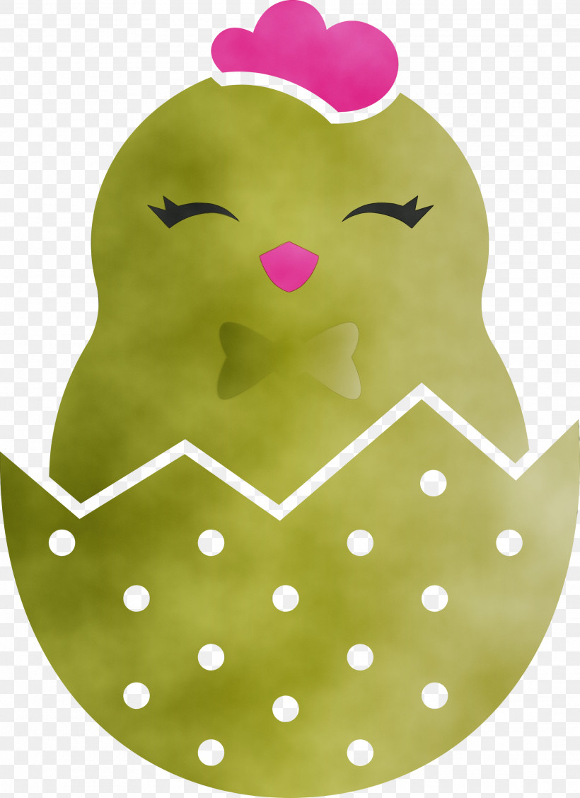 Polka Dot, PNG, 2181x3000px, Chick In Eggshell, Adorable Chick, Easter Day, Green, Paint Download Free