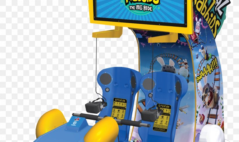 Rayman Raving Rabbids Virtual Rabbids: The Big Plan Arcade Game Virtual Reality Video Game, PNG, 1110x658px, Rayman Raving Rabbids, Amusement Arcade, Arcade Game, Game, Global Vr Download Free