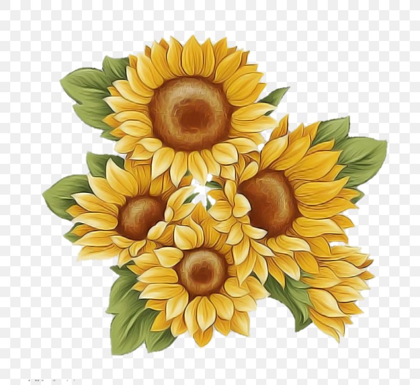 Artificial Flower, PNG, 736x752px, Sunflower, Artificial Flower, Cut Flowers, Flower, Flowering Plant Download Free