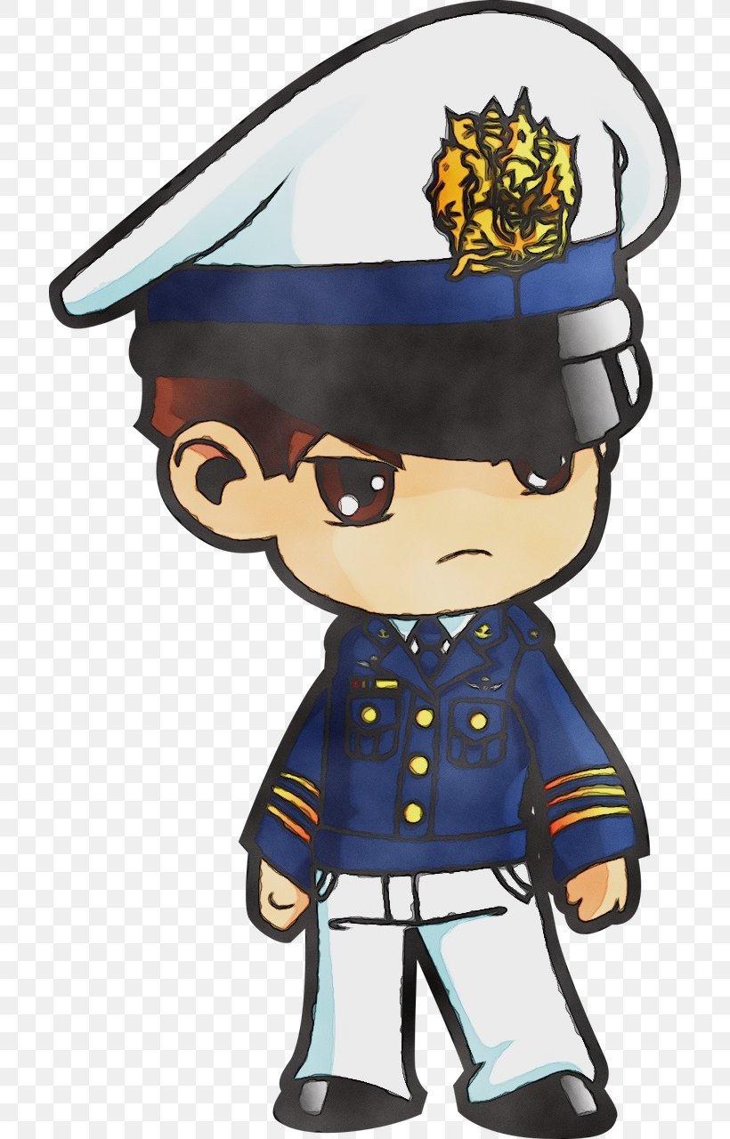 Cartoon Clip Art Costume Hat Uniform Fictional Character, PNG, 710x1280px, Watercolor, Cartoon, Costume Hat, Fictional Character, Paint Download Free