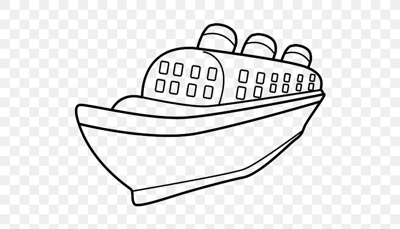 Coloring Book Drawing Ocean Liner Boat, PNG, 600x470px, Coloring Book, Area, Black And White, Boat, Book Download Free