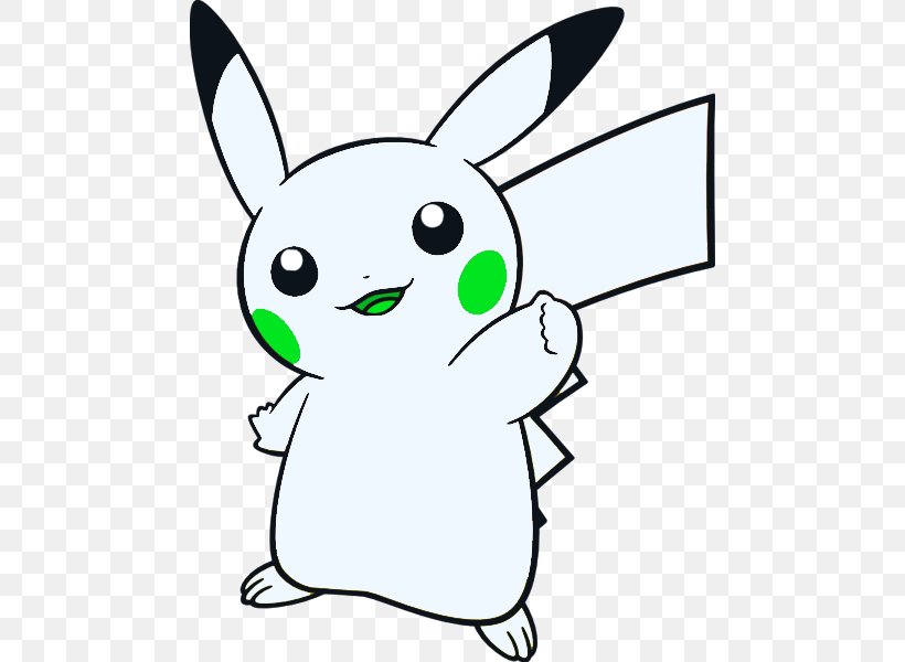 Pokémon: Let's Go, Pikachu! And Let's Go, Eevee! Pokemon Black & White Pokémon GO, PNG, 476x600px, Pikachu, Area, Artwork, Black And White, Domestic Rabbit Download Free