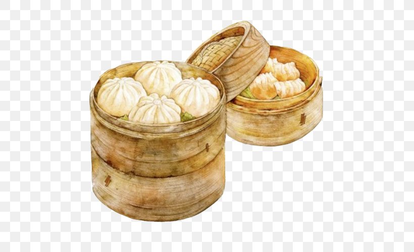 Baozi Xiaolongbao Jiaozi Bamboo Steamer Breakfast, PNG, 500x500px, Baozi, Bamboo Steamer, Breakfast, Bunsik, Chinese Mitten Crab Download Free