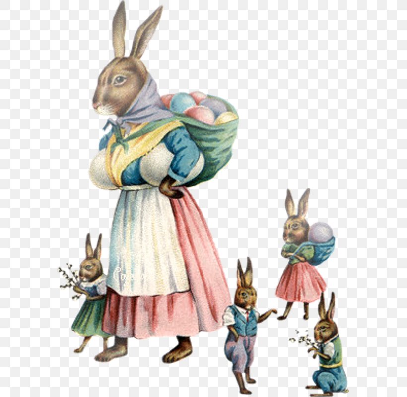 Easter Bunny Rabbit Hare Clip Art, PNG, 593x800px, Easter Bunny, Chomikujpl, Collage, Easter, Figurine Download Free