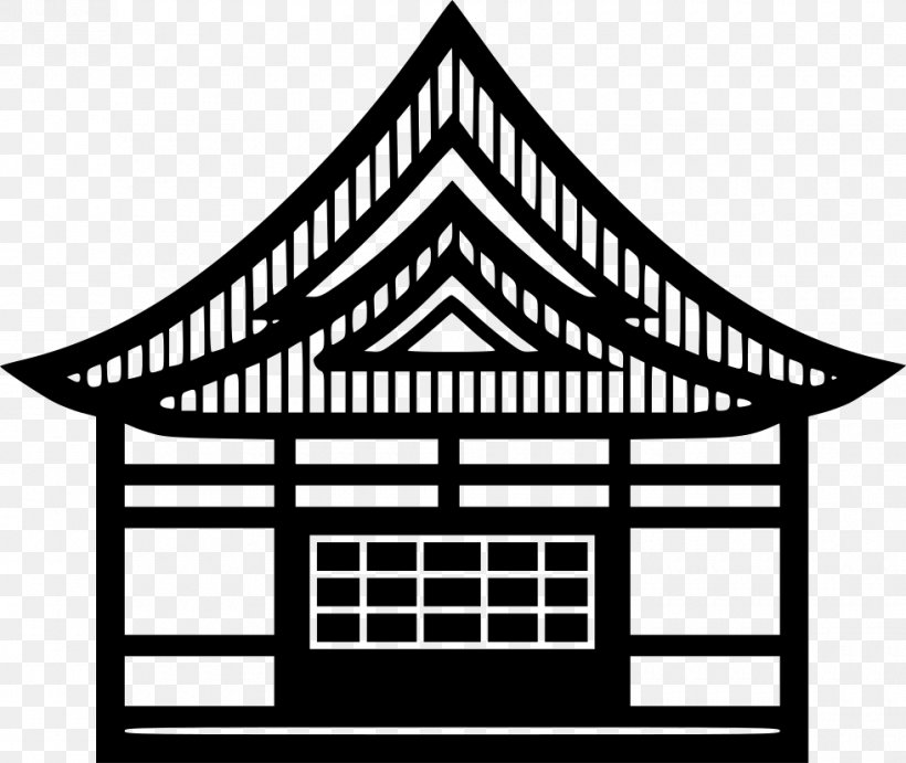 Japan House Building Clip Art, PNG, 980x826px, Japan, Apartment, Area, Black And White, Building Download Free