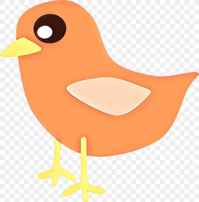 Orange, PNG, 2167x2204px, Cartoon, Beak, Bird, Orange Download Free