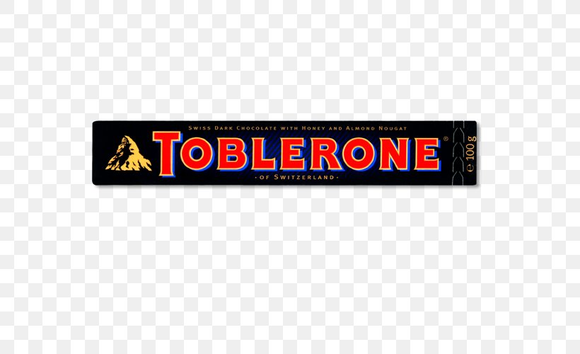 Toblerone Dark Chocolate Font Brand Product, PNG, 570x500px, Toblerone, Brand, Cacao Tree, Dark Chocolate, Signage Download Free