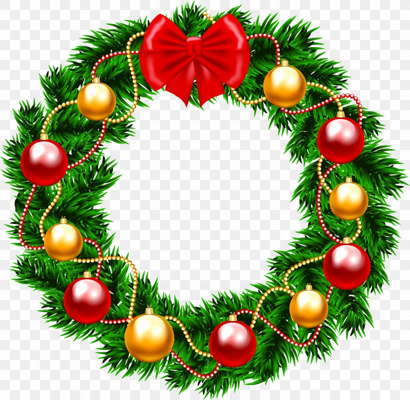 Wreath Christmas Day Garland Clip Art, PNG, 5968x5826px, Wreath, Advent Wreath, Christmas, Christmas Day, Christmas Decoration Download Free