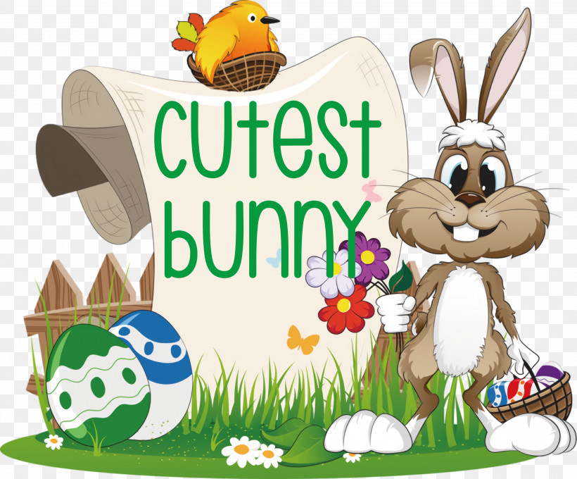 Cutest Bunny Bunny Easter Day, PNG, 3000x2490px, Cutest Bunny, Birds, Bunny, Cartoon, Christmas Day Download Free