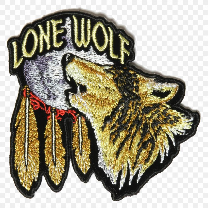 Embroidered Patch Iron-on Embroidery Sewing Gray Wolf, PNG, 1000x1000px, Embroidered Patch, Applique, Badge, Biker, Embroidery Download Free