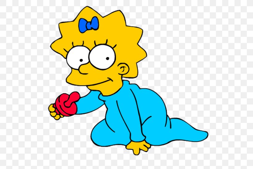 Maggie Simpson Homer Simpson Marge Simpson Lisa Simpson Bart Simpson, PNG, 550x550px, Maggie Simpson, Animal Figure, Area, Art, Artwork Download Free