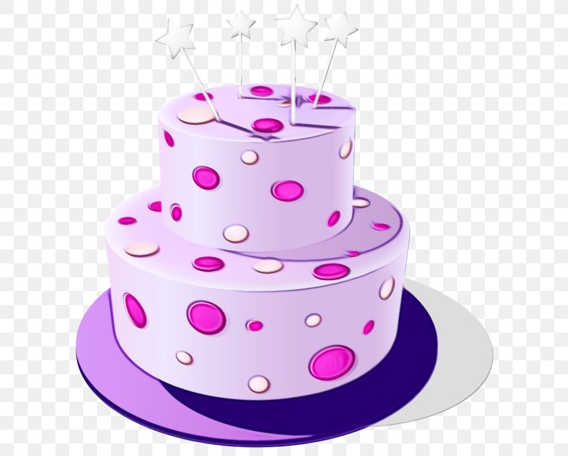 Pink Birthday Cake, PNG, 625x658px, Watercolor, Baked Goods, Baking, Birthday, Birthday Cake Download Free