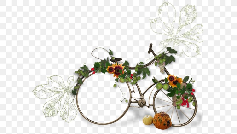 Bicycle Flower, PNG, 600x464px, Bicycle, Cut Flowers, Drawing, Flora, Floral Design Download Free