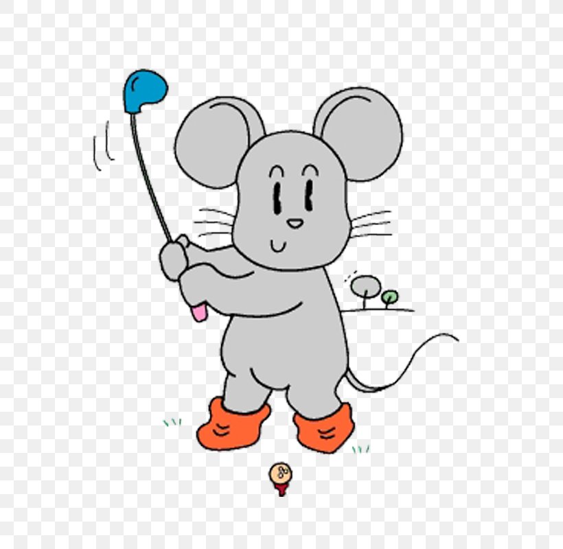 Computer Mouse Golf Ball Golf Club, PNG, 800x800px, Watercolor, Cartoon, Flower, Frame, Heart Download Free