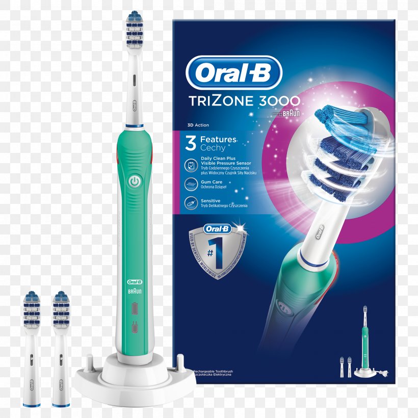 Electric Toothbrush Oral-B TriZone 600, PNG, 2000x2000px, Electric Toothbrush, Brand, Braun, Brush, Hardware Download Free