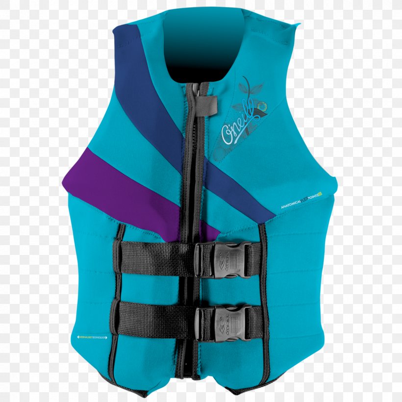 Gilets Life Jackets O'Neill Wakeboarding, PNG, 1200x1200px, Gilets, Aqua, Coast Guard, Cobalt Blue, Competition Download Free