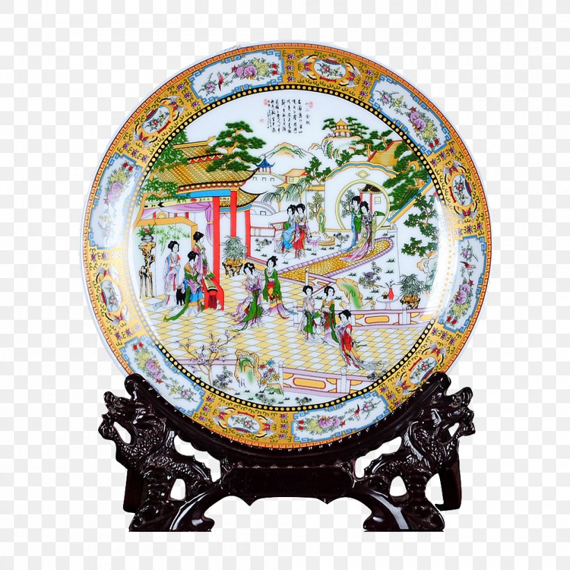 Jingdezhen Ceramic Porcelain Plate Decorative Arts, PNG, 1000x1000px, Jingdezhen, Blue And White Pottery, Ceramic, China, Chinese Ceramics Download Free
