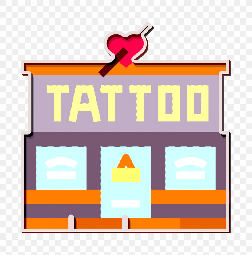 Tattoo Studio Icon Tattoo Parlor Icon Tattoo Icon, PNG, 1124x1138px, Tattoo Studio Icon, Line, Orange, Rectangle, Tattoo Icon Download Free