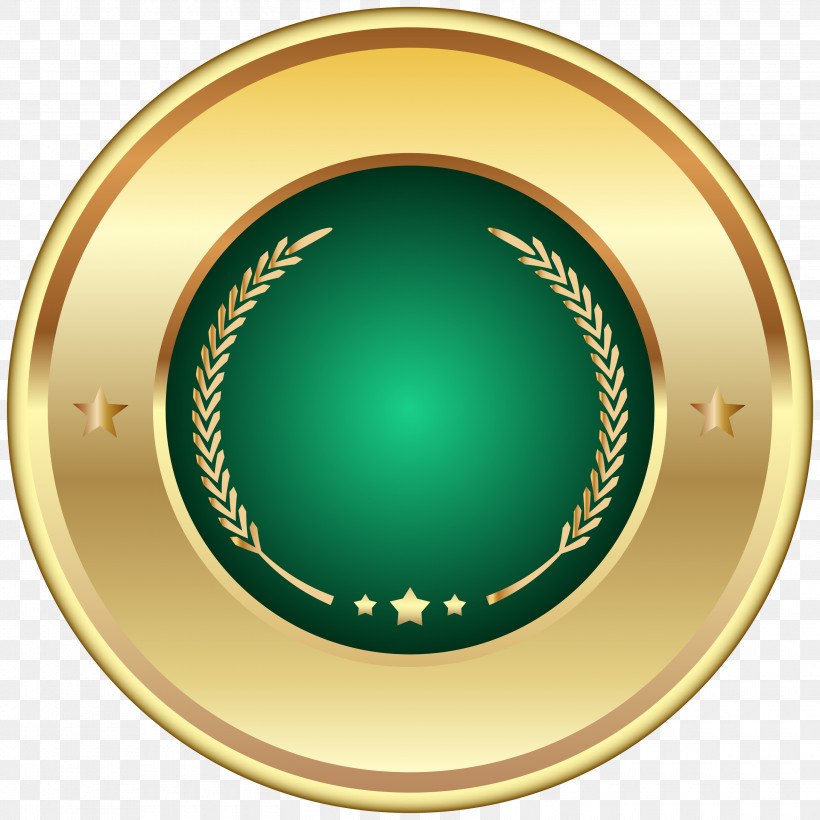 Badge Gold Award Logo Badge Green, PNG, 3000x3000px, Badge, Award, Badge Green, Gold, Green Download Free