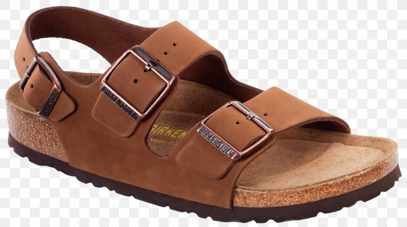 Birkenstock Sandal Nubuck Shoe Leather, PNG, 1200x673px, Birkenstock, Brown, Flipflops, Footwear, Leather Download Free