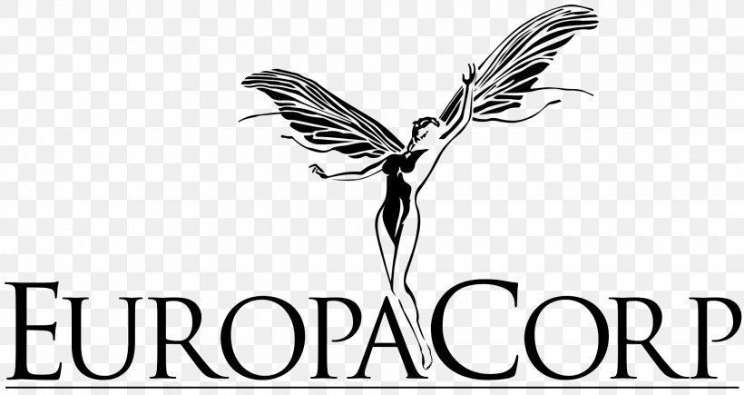 EuropaCorp Distribution France Logo Film, PNG, 1920x1020px, Europacorp, Beak, Bird, Black And White, Brand Download Free
